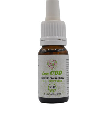 Notre huile de CBD 30% - 3000 mg vous apportera détente et relaxation. Ce remède naturel est à consommer de préférence par voie sublinguale.