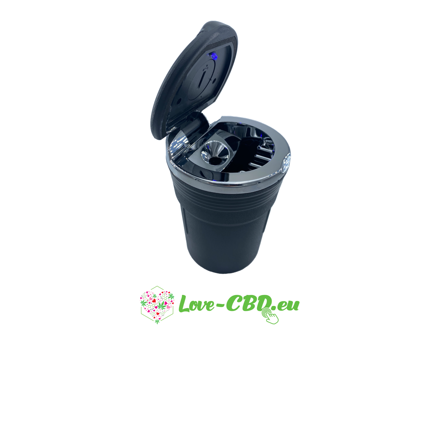 Cendrier En Silicone Lumineux Rose - Incassable, Résiste à 230°C, Avec 4 Encoches Pour Cigarettes - 3