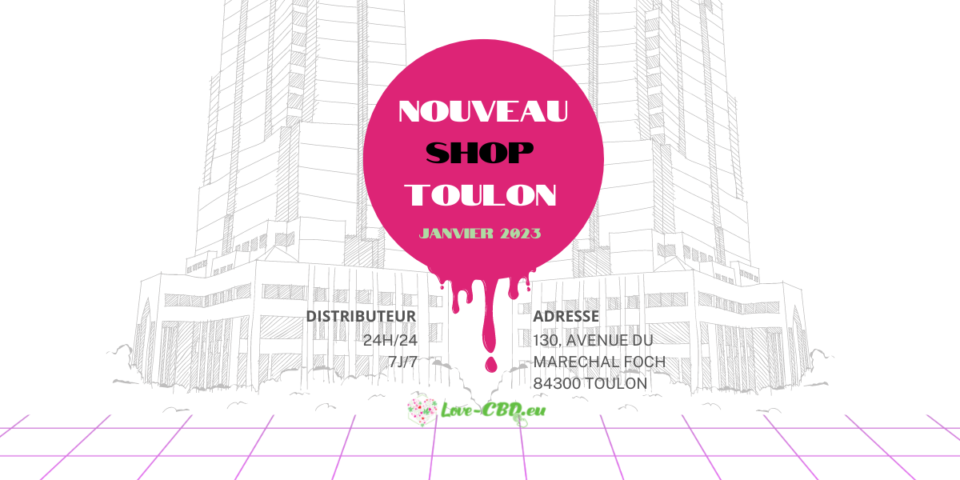 Distributeur de CBD  Toulon - Love CBD